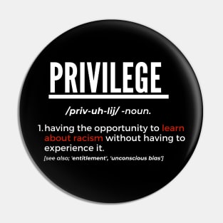 What's Privilege? (#BlackLivesMatter) Pin