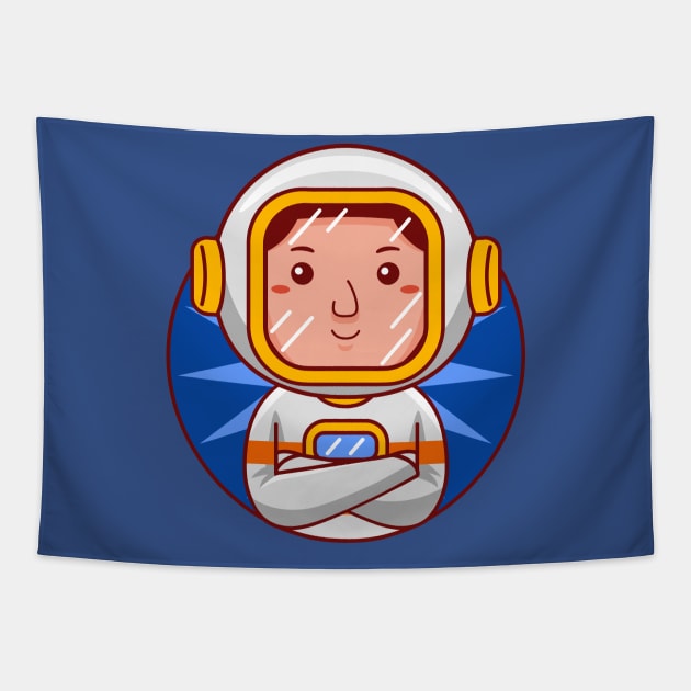 Astronaut Man Tapestry by MEDZ