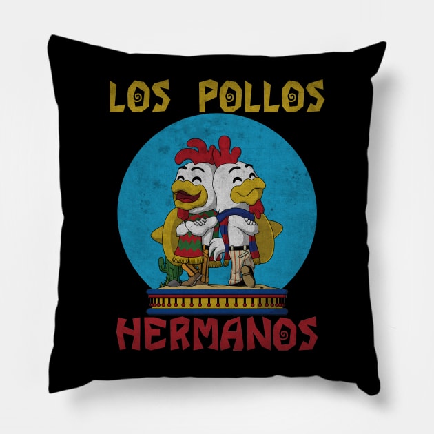 Los Pollos Hermanos - Vintage Pillow by Warranty