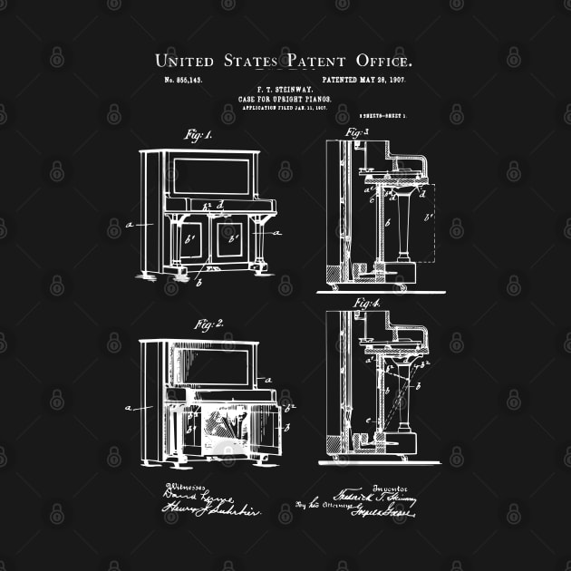 US Patent - Upright Piano by Taylor'd Designs