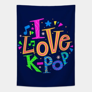 I Love K-Pop Tapestry