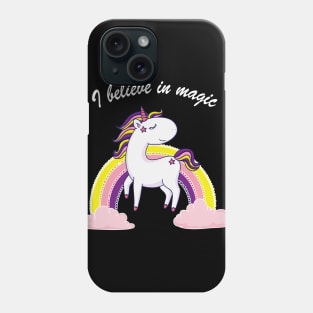 Awesome Believe In Magic Unicorn Shirt & Dress Phone Case