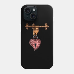 Padlock Heart, Love Phone Case