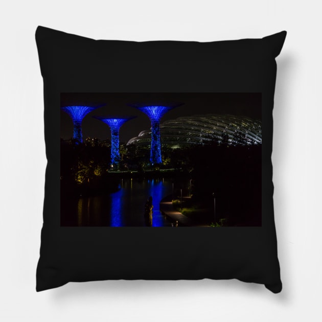 MARINA BAY SANDS SINGAPORE Pillow by likbatonboot