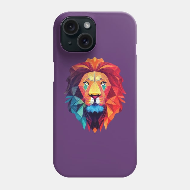 Rainbow Lion Phone Case by Yotebeth