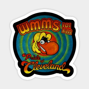 Vintage WMMS FM Radio Station Magnet