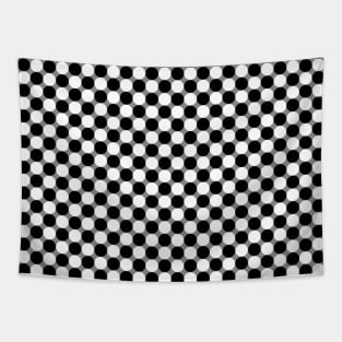 Optical Illusion with dots Tapestry
