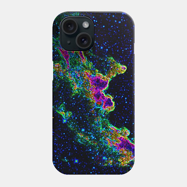 Black Panther Art - Glowing Edges 597 Phone Case by The Black Panther