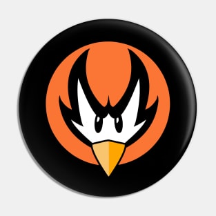 Angry Oriole Pin