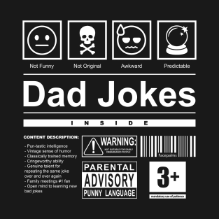 Dad Jokes Label T-Shirt