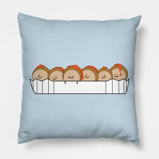 Currywurst friends Pillow