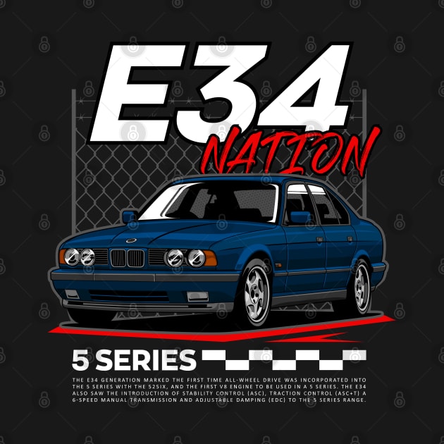 E34 5 Series by squealtires