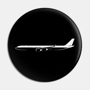 A340-600 Silhouette Pin