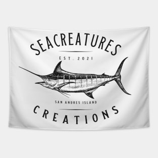 Blue Marlin Seacreatures Tapestry