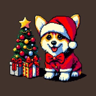 Christmas Corgi dog T-Shirt