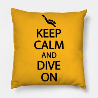 calm dive Pillow