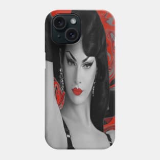 Violet Chachki trippy Halloween design 2 Phone Case