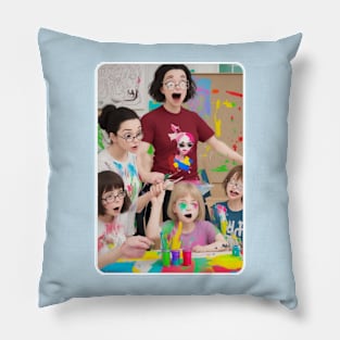 Art Classroom Pillow