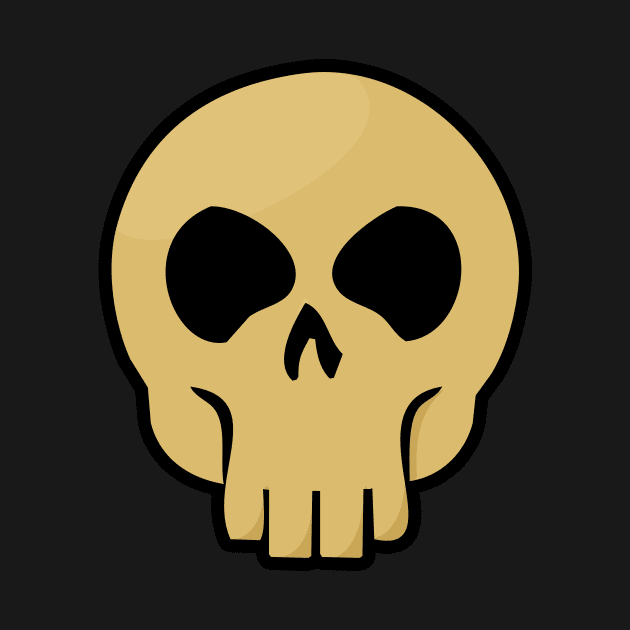 Skull - Yellow by ORENOB