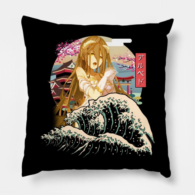 Albedo's Undying Love Overlords T-Shirts for Devotees Pillow by A Cyborg Fairy