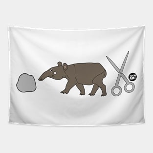 ROCK TAPIR SCISSORS Tapestry