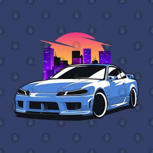 Blue Silvia S15 City by KaroCars