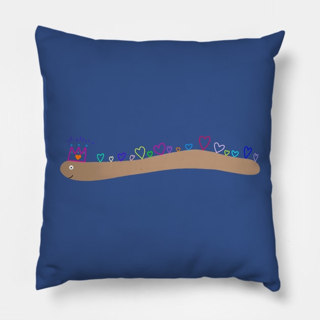 Always wearing a smile. Pillow by artistagniya