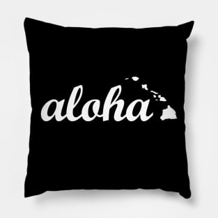 Aloha Hawaiian Islands by Hawaii Nei All Day Pillow