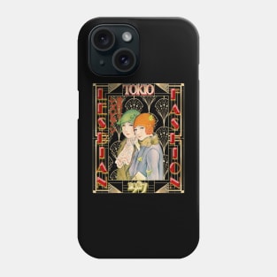 Lesbian fashion Tokio roaring twenties art deco - japanese Phone Case