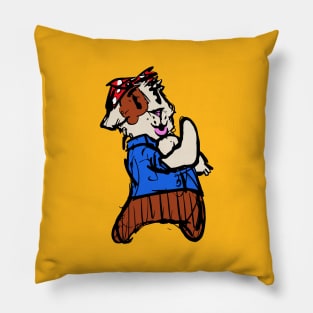 Rosie the Riveter Guinea Pig Pillow