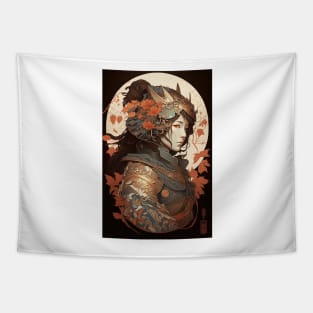 Chinese Warrior Woman Tapestry