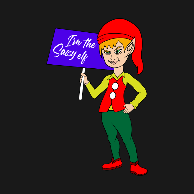 I’m the sassy elf by idanavidan