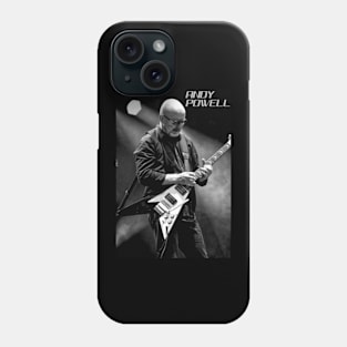 Andy Powell of Wishbone Ash playing Kevin Chilcott guitar Phone Case