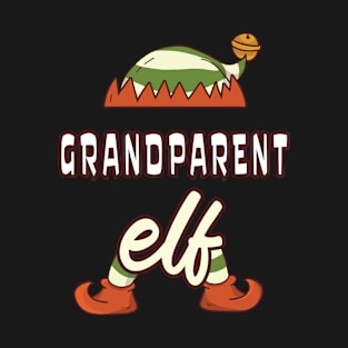 grandparent elf family matching christmas T-Shirt