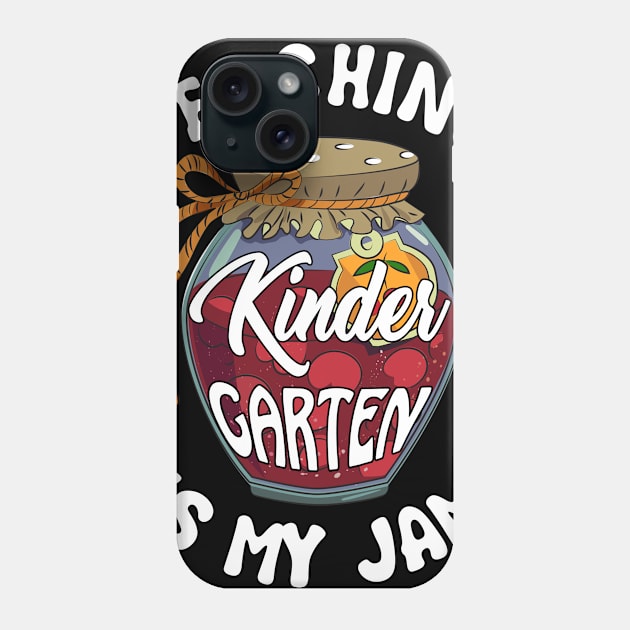 Teaching Kindergarten is My Jam Pre K Teacher Phone Case by Elliottda