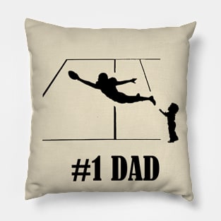 #1 Football Dad Pillow