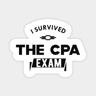 CPA Exam Survivor - I Survived the cpa exam Magnet