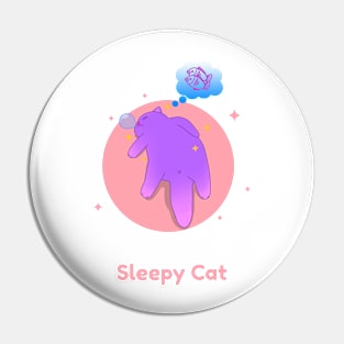 sleepy cat Pin