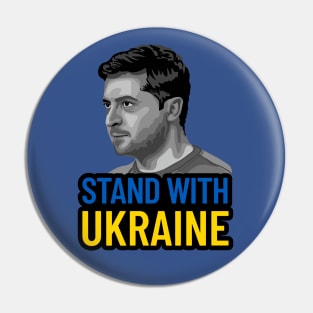 Volodymyr Zelensky Portrait Pin