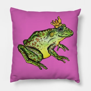 Frog Prince Pillow