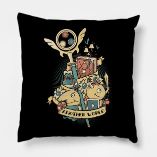 Another world  - Gaming Tattoo - Ni no kuni Pillow