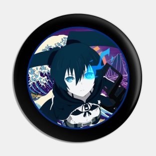 Eternal Struggle Black Rock Shooter's Cinematic Odyssey Pin