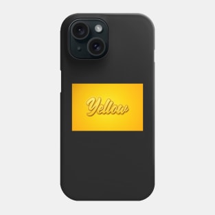 Yellow Phone Case