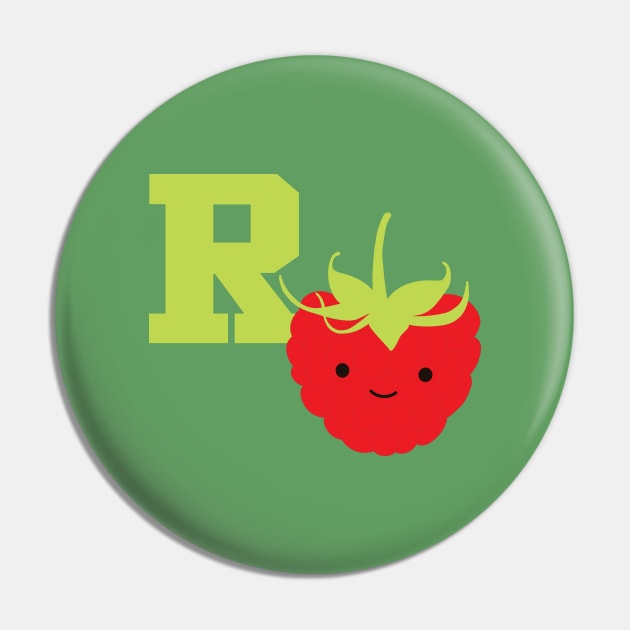 R is for Raspberry Pin by Hedgie Designs