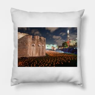 Tower of London Beyond The Deepening Shadow Pillow