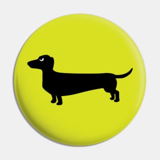 Angry Animals: dachshund Pin