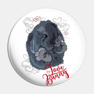 Valentines day (love Bunny) Pin