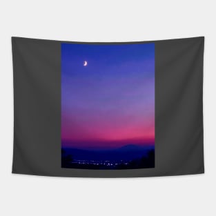 Vapormoon Aesthetic Sky Tapestry