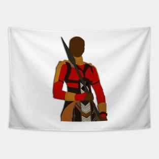 Okoye Dora Milaje Black panther Fan Art Sticker Tapestry