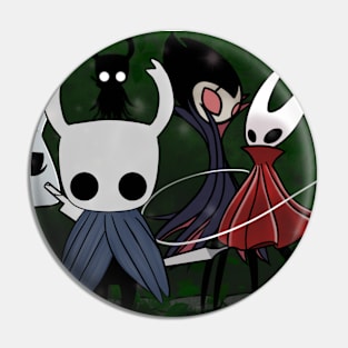 Hollow Knight, Hornet, Grimm, Zote (Fan Art) Pin